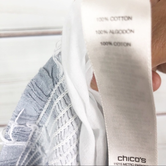 Sk46 Chico’s cotton boho distressed maxi skirt - Picture 5 of 6